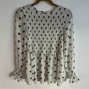 Rose & Olive Heart Blouse